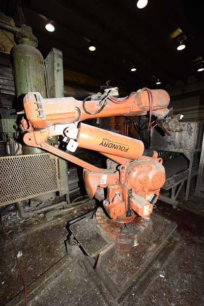 Picture of ABB IRB 6400 Six Axis Industrial Robot with Extractor Package/Gripper For Extracting Die Castings For_Sale DCMP-3859