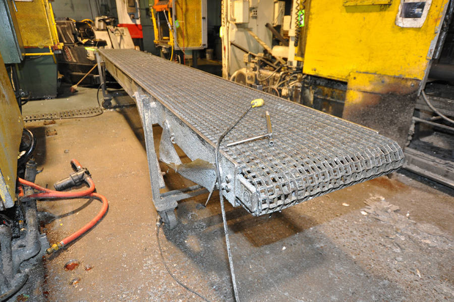Picture of Rimrock Mesh Belt Type Indexing Conveyor for Die Cast and Foundry Applications DCMP-3870