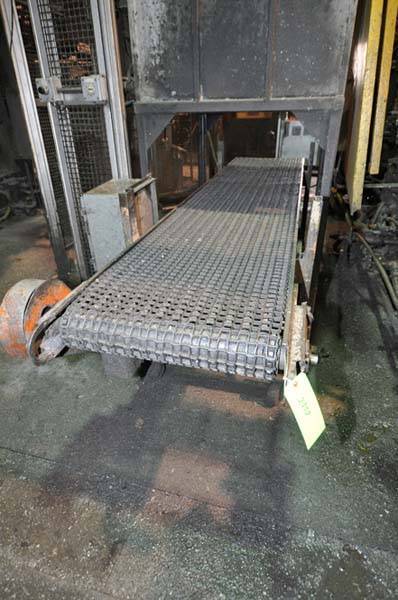 Picture of Rimrock RR-24-124 Mesh Belt Type Indexing Parts Conveyor with Water Quench Tank for Die Cast and Foundry Applications For_Sale DCMP-3873