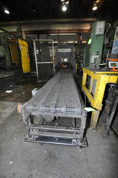 Picture of Rimrock RR-30-216 Mesh Belt Type Indexing Parts Conveyor with Water Quench Tank for Die Cast and Foundry Applications For_Sale DCMP-3878