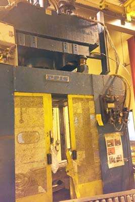 Detailed Pictures of Reis Trim Press Three Column (Post) Vertical Hydraulic Die Casting Trim Press DCMP-3962