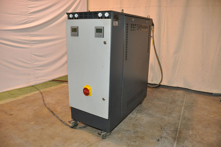 Picture of Regloplas Dual (two) Zone Portable Hot Oil Process Heater Temperature Control Unit with Cooling Water Circuit DCMP-3996