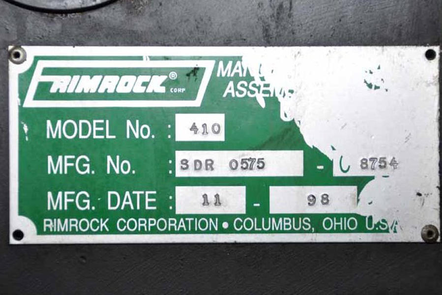 Image of Rimrock Model E- 410 Die Sprayer for Die Cast & Foundry For_Sale DCM-4075
