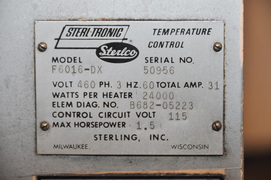 Detailed Pictures of Sterlco Hot Oil Heater unit with Cooling Circuit DCMP-4088