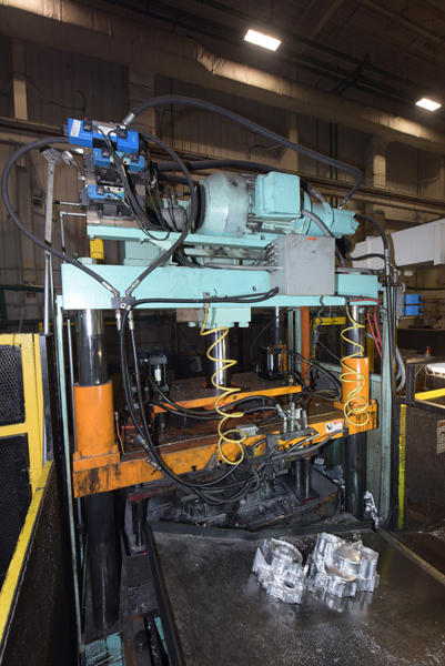 Image of Four Column (Post) Vertical Hydraulic Die Casting Trim Press For_Sale DCM-4157