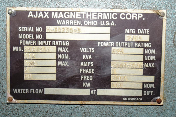 Picture of Model Ajax Tocco Magnathermic MFB 300 DCMP-4192