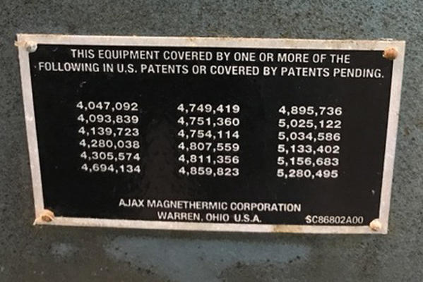 Picture of Ajax Tocco Magnathermic Model MFB 300 Induction Aluminum Melting Furnace For_Sale DCM-4192