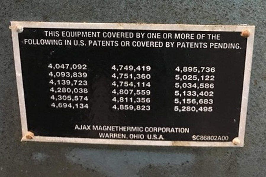 Detailed Pictures of Ajax Tocco Magnathermic Induction Aluminum Melting Furnace DCMP-4192