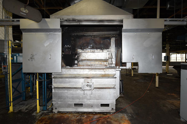 Image of Electric Glow Bar Reverb Type Wet Bath Stationary Aluminum Melting Furnace For_Sale DCM-4228