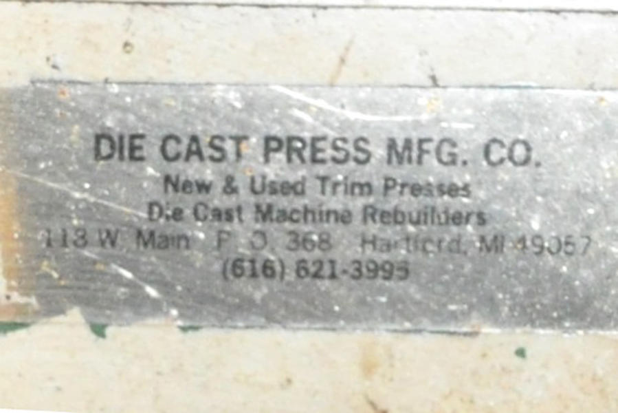 Picture of Die Cast Press Trim Press DCP-40 Four Column (Post) Vertical Hydraulic Die Casting Trim Press For_Sale DCMP-4333