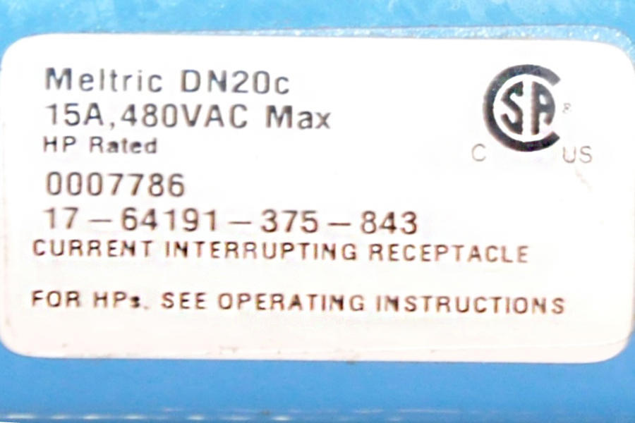 Image of Meltric Model DN20C  For_Sale DCM-4359