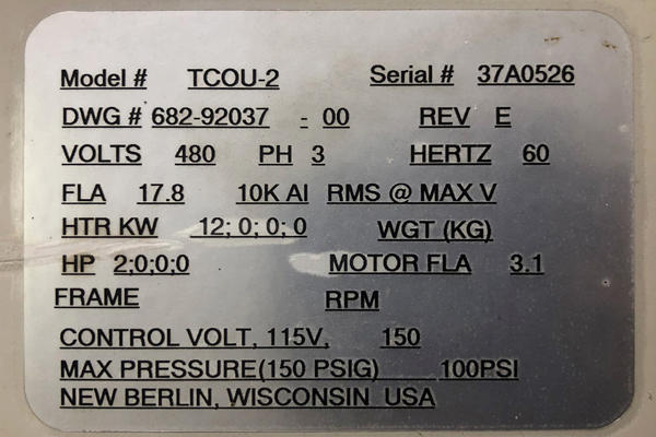 Detailed Pictures of AEC Hot Oil Heater unit with Cooling Circuit DCMP-4373