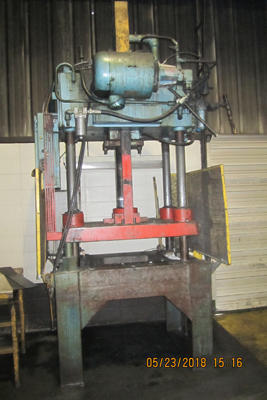 Picture of Kard Trim Press TP-50-4 Four Column (Post) Vertical Hydraulic Die Casting Trim Press For_Sale DCMP-4383