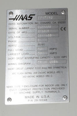 Detailed Pictures of Haas 4 Axis CNC Vertical Machining Centers DCMP-4399