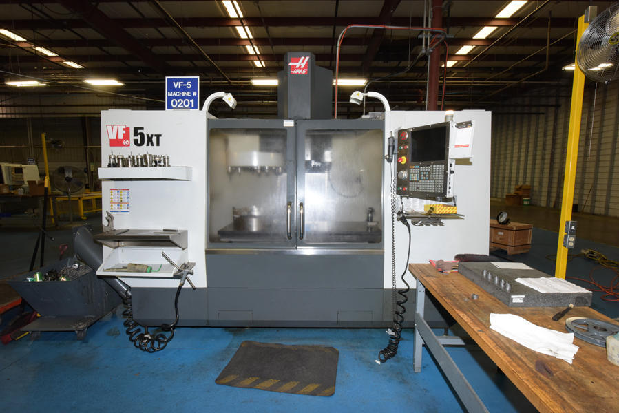 Picture of Haas VF-5/40XT Four Axis CNC Vertical Machining Centers (VMC) For_Sale DCMP-4400