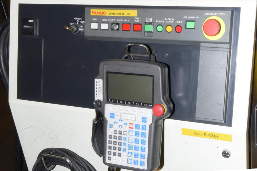 Picture of Fanuc Robotics Model S-430iW Six Axis Robot with Extractor Package For_Sale DCM-4414