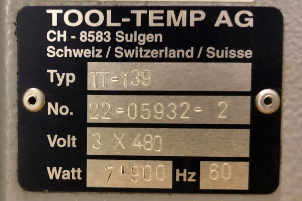 Fotos Detalladas de Tool-temp Unidad de Calentamiento de Procesos de Agua Caliente DCMP-4433