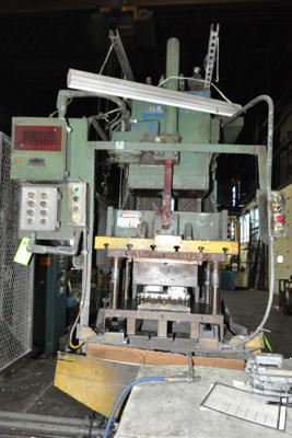 Picture of Hannifin Press OGP-38 C-Frame (Gap Frame) Vertical Hydraulic Die Cast Trimming Press For_Sale DCMP-4483