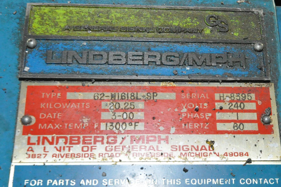 Image of Lindberg MPH Model 62-H1816-L-SP Low Energy Electric Aluminum Holding Furnace For_Sale DCM-4487