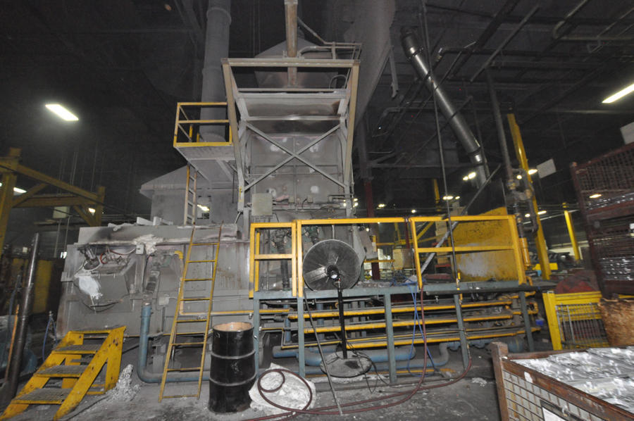 Picture of Modern Equipment AL-5000 Jet Melter Stack (tower/shaft) Type Stationary Aluminum Melting and Holding Furnace For_Sale DCMP-4553