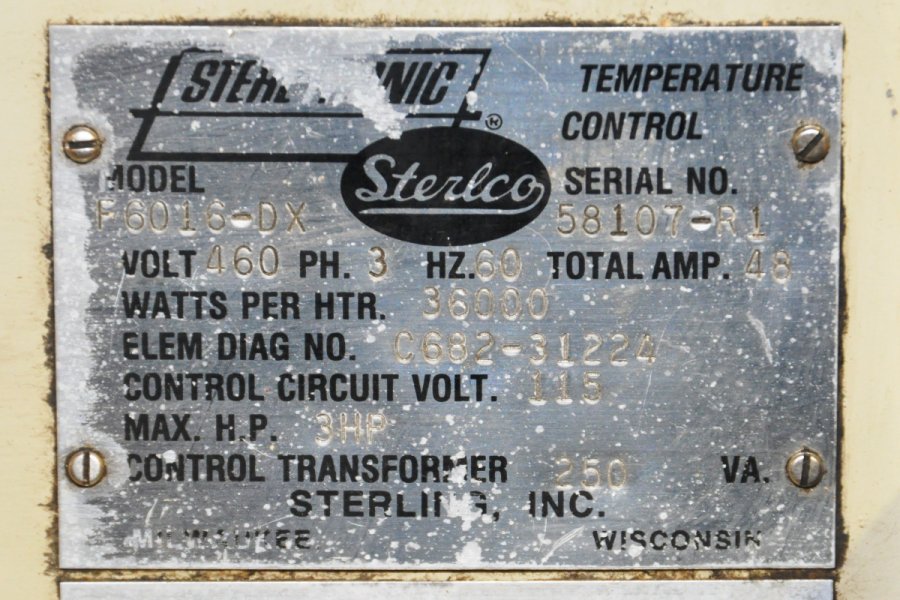 Picture of Sterlco F6016-DX Single Zone Portable Hot Oil Process Heater Temperature Control Unit For_Sale DCMP-4628