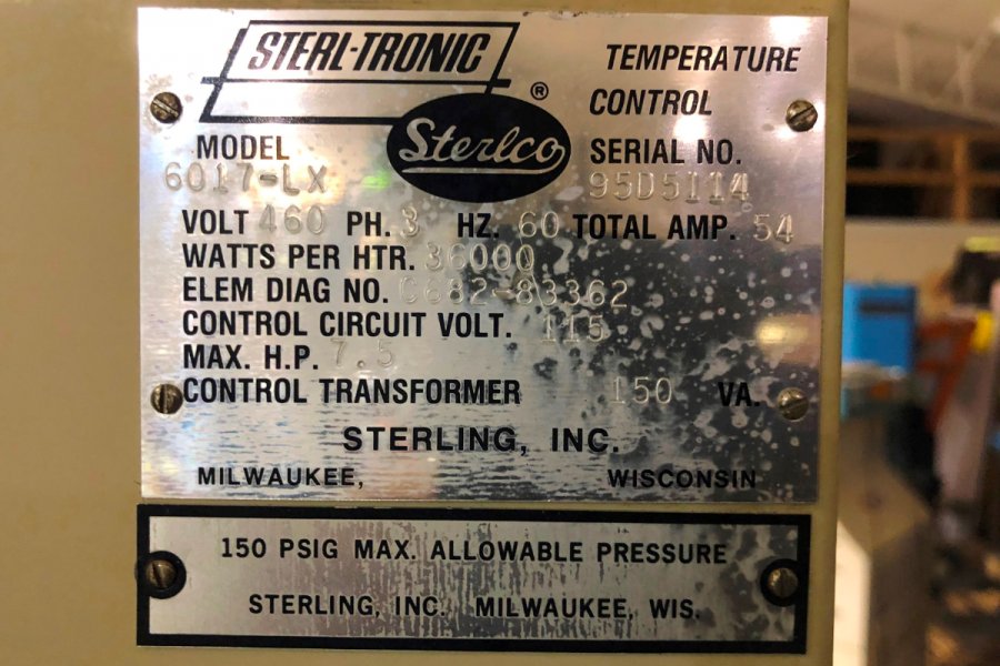 Picture of Sterlco 6017-LX Single Zone Portable Hot Oil Process Heater Temperature Control Unit For_Sale DCMP-4646