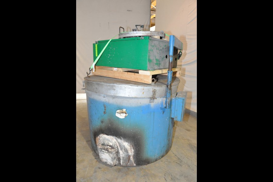 Picture of Dynarad EC-700 Electric Heated Silicon Carbide Crucible Type Aluminum Melting & Holding Furnace For_Sale DCMP-4648