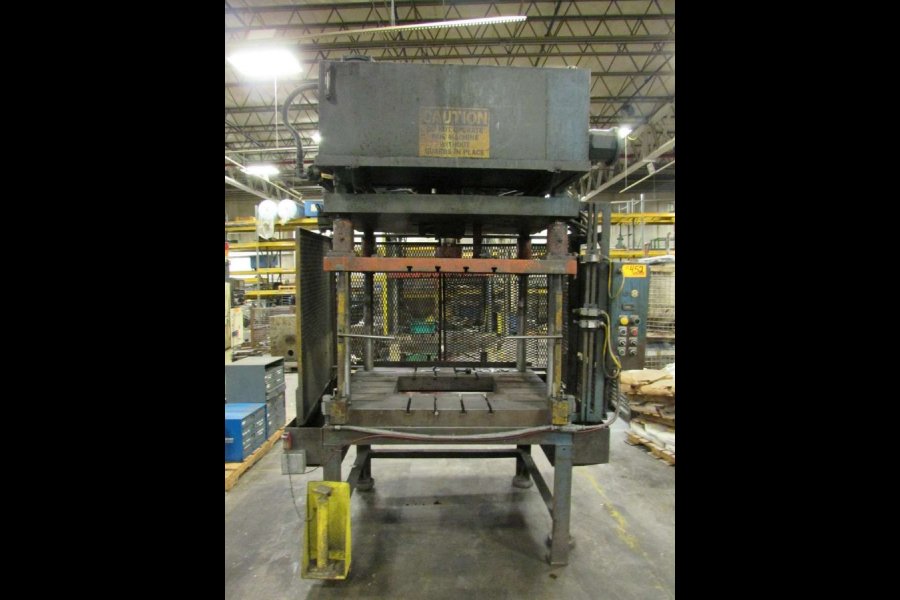 Picture of Metal Mechanics DCT-35 Four Column (Post) Vertical Hydraulic Die Casting Trim Press For_Sale DCMP-4664