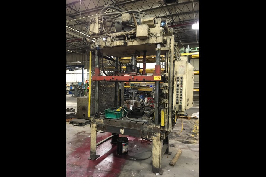 Picture of Metal Mechanics 50 Four Column (Post) Vertical Hydraulic Die Casting Trim Press For_Sale DCMP-4665