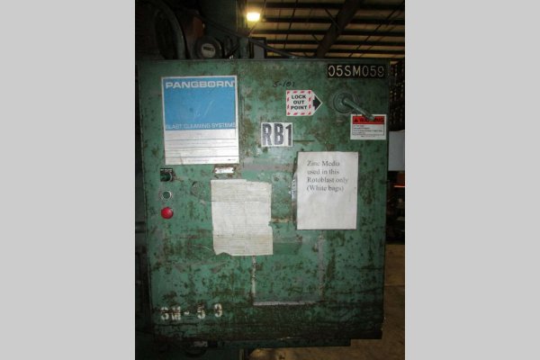 Detailed Pictures of Pangborn Steel Belt Tumble Shot Blast Machine DCMP-4697