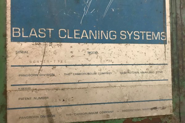 Detailed Pictures of Pangborn Steel Belt Tumble Shot Blast Machine DCMP-4697