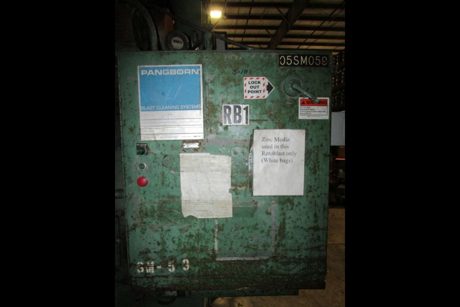 Detailed Pictures of Pangborn Steel Belt Tumble Shot Blast Machine DCMP-4697