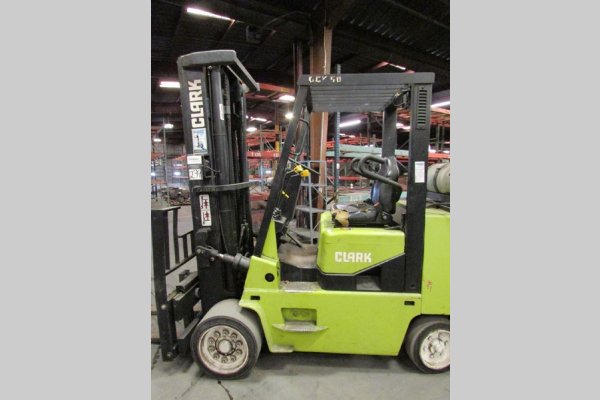 Image of Clark Model GCX50 Forklift For_Sale DCM-4730