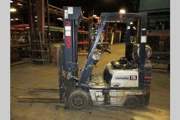 Used Komatsu Fg15st15 2390 Pounds Forklift For Sale Dcm 4733