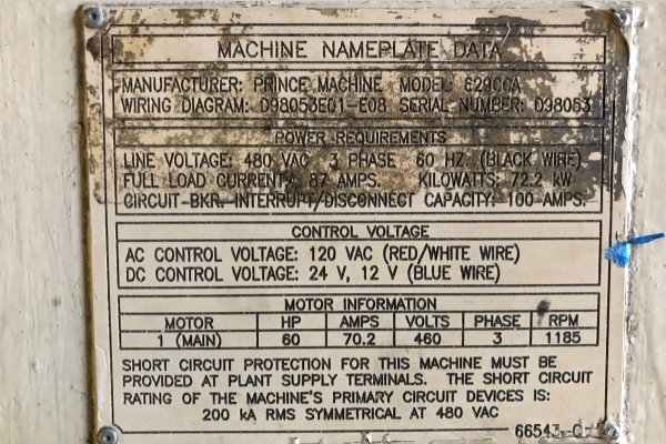 Detailed Pictures of Prince Cold Chamber Die Casting Machine DCMP-4786