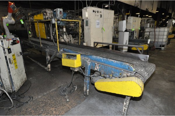 Picture of PDC  Metal Chain Plate Conveyor Belt with Forced Air Cooling Fans and Tunnel for Die Cast and Foundry Applications For_Sale DCMP-4850