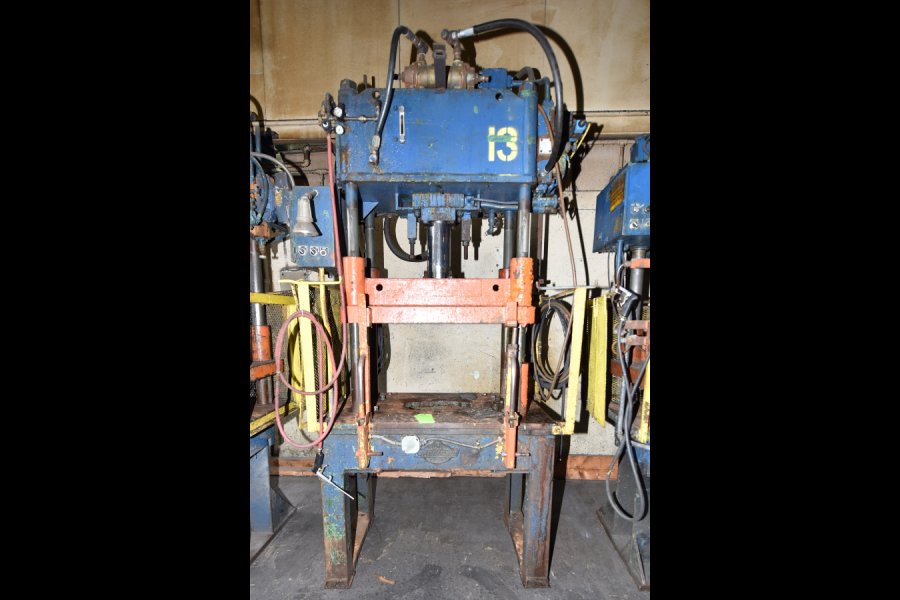 Picture of B&T Greenlee Rapid-Press 20 Four Column (Post) Vertical Hydraulic Die Casting Trim Press For_Sale DCMP-4853