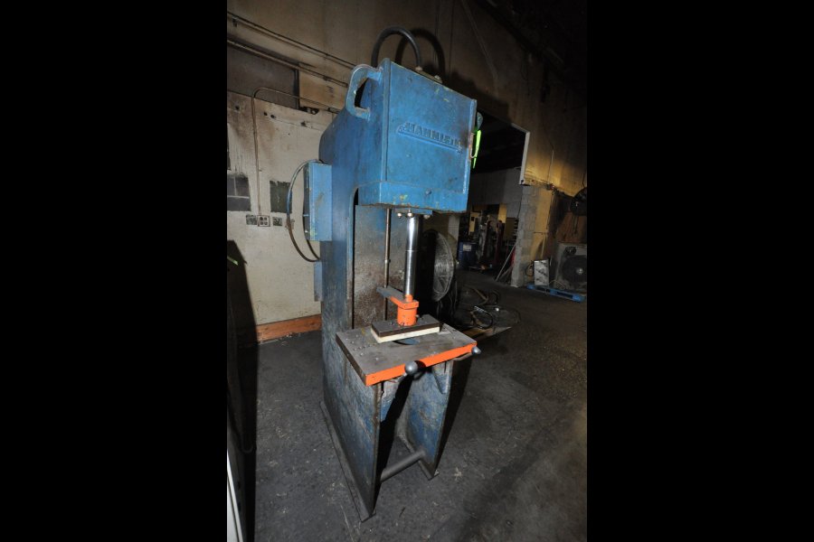 Picture of Hannifin Press Model C-Frame Gap Frame Hydraulic Trim Press For_Sale DCM-4859
