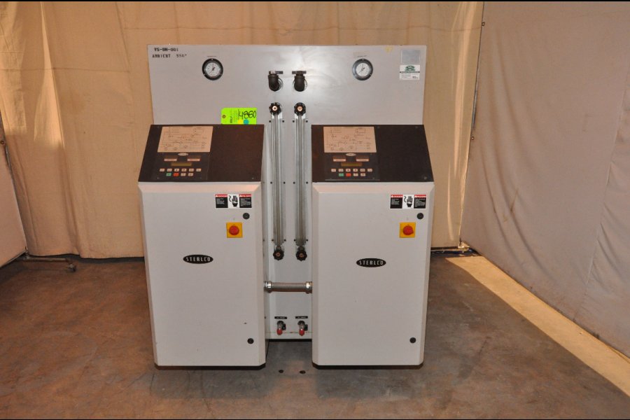 La Foto De Sterlco M2B2026-UI Unidad de Control de Temperatura del Calentador de Proceso de Aceite Caliente Portátil de Dos Zonas. En_Venta DCMP-4880