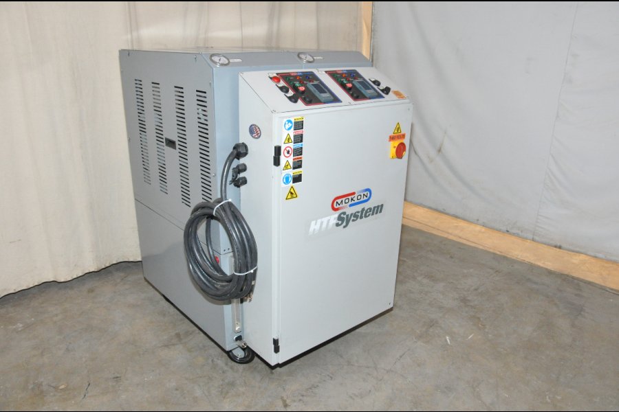 Picture of Mokon Dual (two) Zone Portable Hot Oil Process Heater Temperature Control Unit with Cooling Water Circuit DCMP-4898