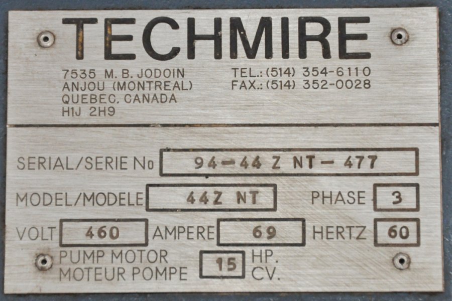 Picture of Techmire 44Z NT Multi-slide Hot Chamber Miniature Zinc (Zamak) High Pressure Die Casting Machine For_Sale DCMP-4974