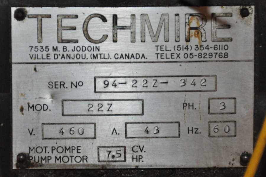 Picture of Techmire 22Z Multi-slide Hot Chamber Miniature Zinc (Zamak) High Pressure Die Casting Machine For_Sale DCMP-4975