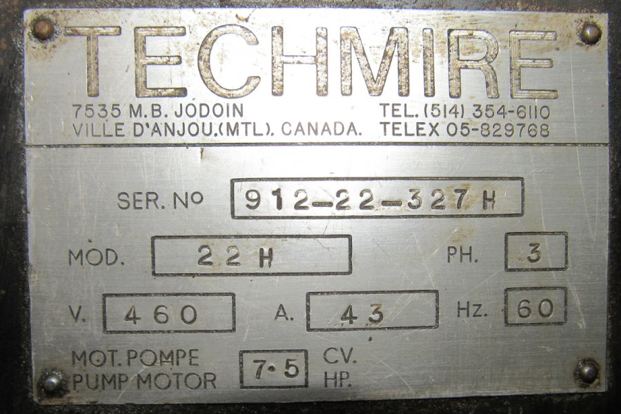 Picture of Techmire 22H Multi-slide Hot Chamber Miniature Zinc (Zamak) High Pressure Die Casting Machine For_Sale DCMP-4977