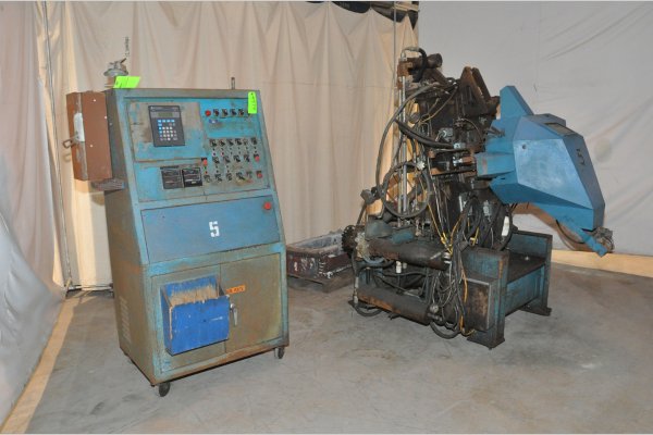 Picture of Model Techmire 44H CSS-01 DCMP-4979 Picture of Techmire Multi-slide Hot Chamber Miniature Zinc (Zamak) High Pressure Die Casting Machine DCMP-4979