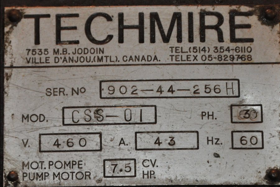 Picture of Techmire 44H CSS-01 Multi-slide Hot Chamber Miniature Zinc (Zamak) High Pressure Die Casting Machine For_Sale DCMP-4979