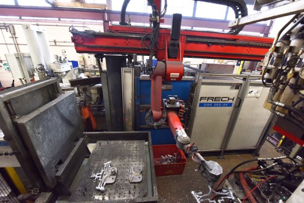 Picture of Frech DAK 250-34 Horizontal Cold Chamber Aluminum High Pressure Die Casting Machine For_Sale DCMP-4985 Picture of Frech Model DAK 250-34 Cold Chamber Die Casting Machine For_Sale DCM-4985