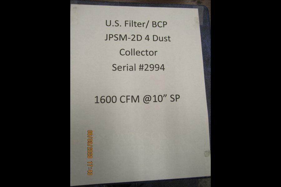 Fotos Detalladas de Wheelabrator Colector de Polvo DCMP-5014 Fotos Detalladas de Wheelabrator Colector de Polvo DCMP-5014