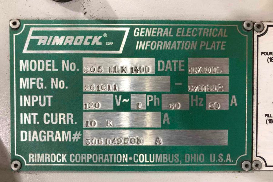 Image of Rimrock Model 305 AB K350 Automatic Ladler for Die Cast & Foundry For_Sale DCM-5048