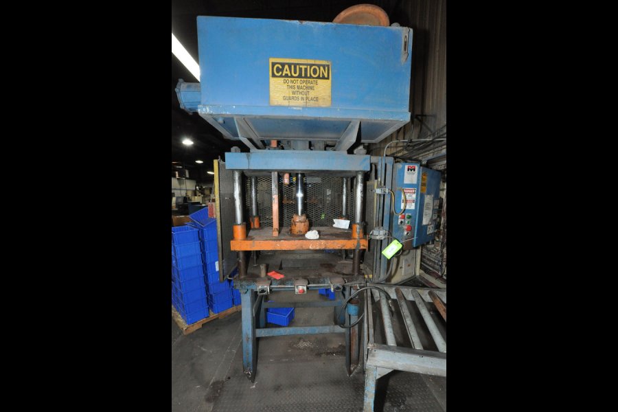 Picture of Metal Mechanics DCT-30 Four Column (Post) Vertical Hydraulic Die Casting Trim Press For_Sale DCMP-5100