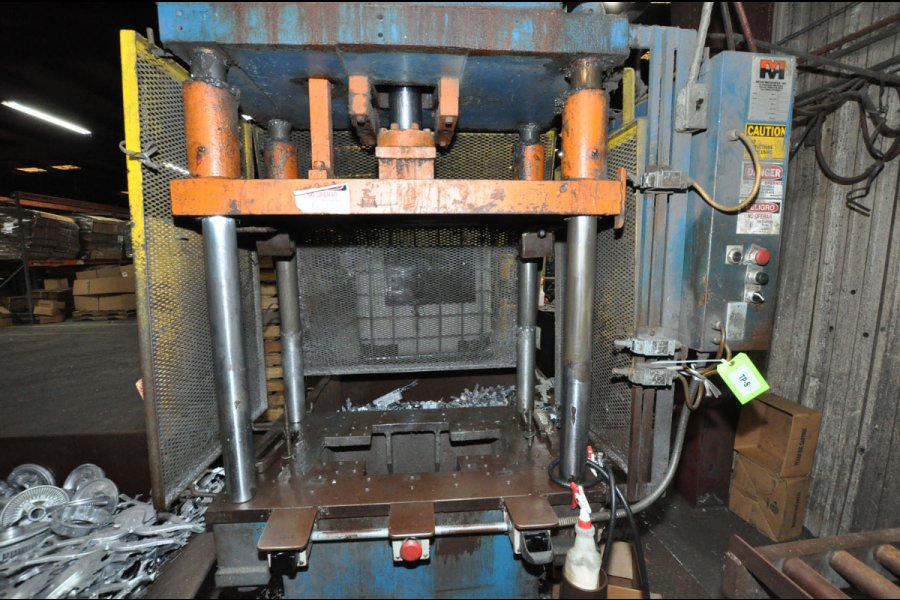 Picture of Metal Mechanics Four Column (Post) Vertical Hydraulic Die Casting Trim Press DCMP-5103